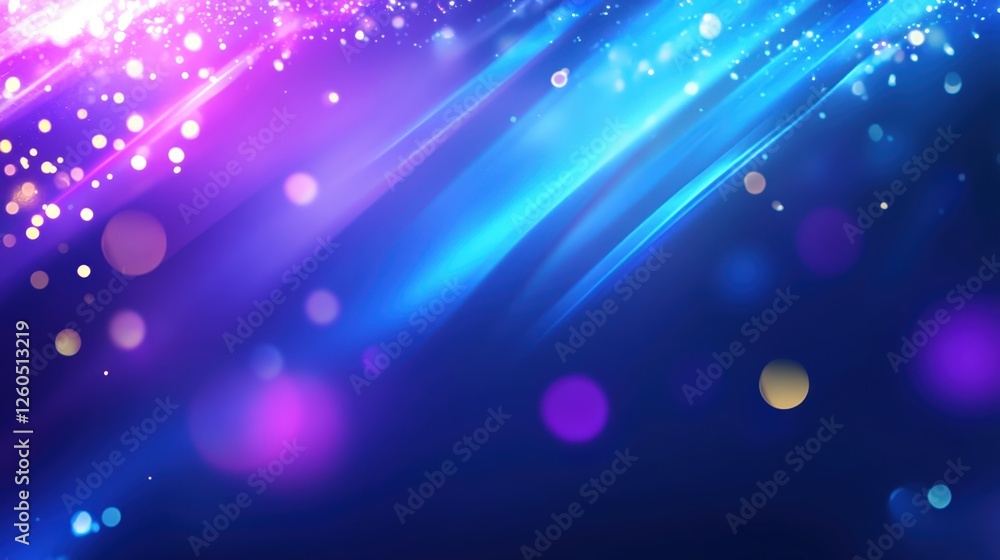 Aufkleber a vibrant abstract background featuring flowing lines and colorful bokeh effects