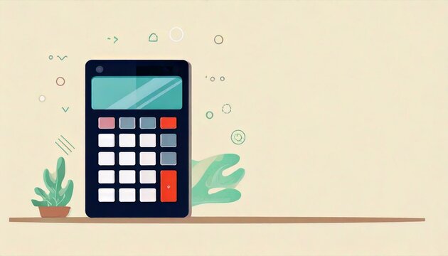 ビジネス、会社、仕事、計算機、イラスト