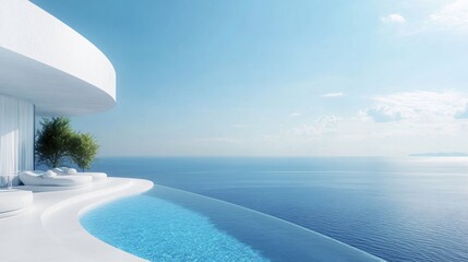 Breathtaking Panoramic Landscape of the Santorini Greek Island