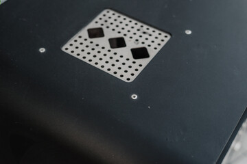 Using rivets in a trash can