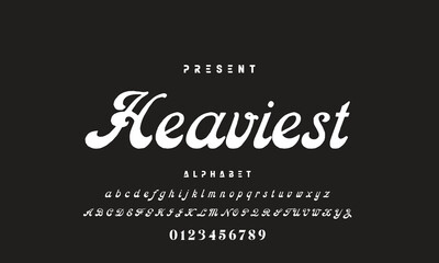 Lettering Fashion Designs. Modern elegant alphabet letters font and number. Minimalist typography fonts regular, typeface uppercase and lowercase.