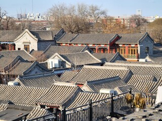 The CBD and hutongs in Beijing, China, represent the integration of modernity and antiquity.