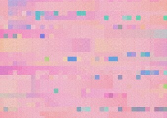 Abstract pastel pixelated pattern with soft pink, blue, and purple tones. The artistic texture creates a dreamy and modern digital aesthetic, ideal for backgrounds, textiles, and creative projects
