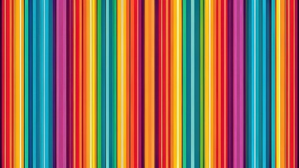 Vibrant colorful stripe pattern , bold design, retro aesthetic,  bold design