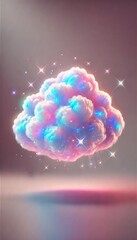 Dreamy Iridescent Cloud – Floating Fantasy Atmosphere