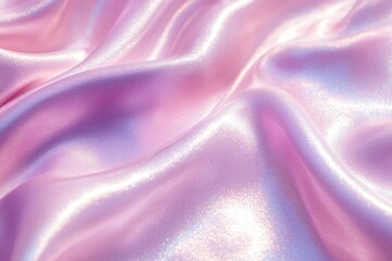 Obraz premium Soft pink satin fabric close-up textile indoor abstract texture