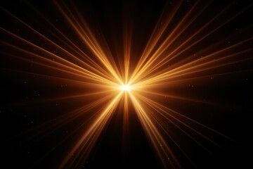 Radiant light burst cosmic space digital art dark background close-up energy concept