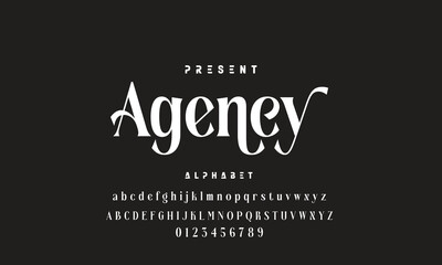 Lettering Fashion Designs. Modern elegant alphabet letters font and number. Minimalist typography fonts regular, typeface uppercase and lowercase.