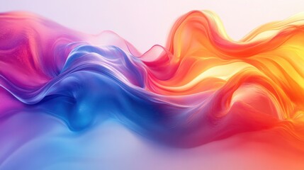 Abstract vibrant liquid flow background with vibrant liquid flow and dynamic color changes. Emphasizing modern fluidity and artistic expression, ideal for energetic designs and creative backgrounds.