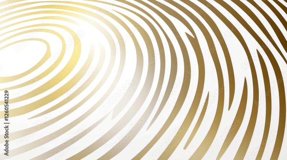 Poster elegant golden swirls: abstract background with organic circular pattern