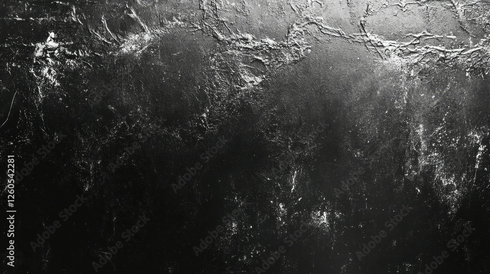 Poster textured black surface with subtle patterns and depths in background design