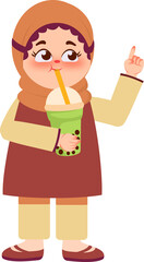 Illustration of children with various expressions