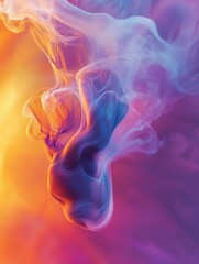 Obraz premium Abstract colorful liquid background with flowing, iridescent, and vibrant colors.