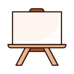 White board icon vector design template