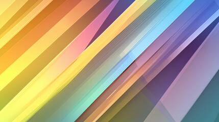 Obraz premium Abstract diagonal lines in a vibrant rainbow color scheme, ideal for backgrounds, presentations, and digital design projects.