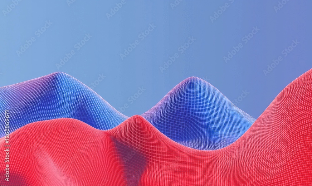 Poster the visualization of big data is represented through futuristic infographics and information aesthet