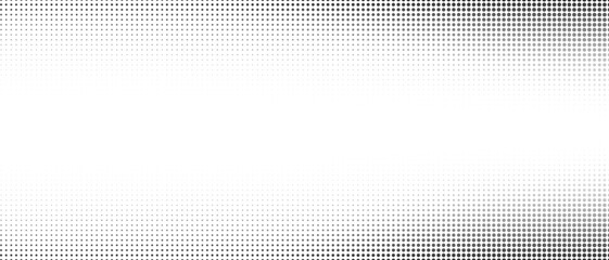 Black and white abstract frame halftone background