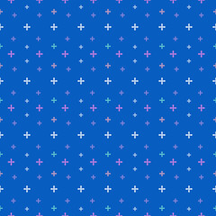 stars on blue background