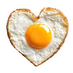 heart shape egg on transparent background