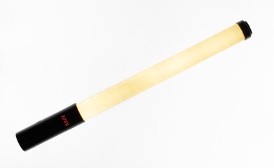 led long flashlight illuminator isolated on white background