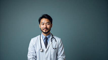 Confident Doctor in Professional Attire