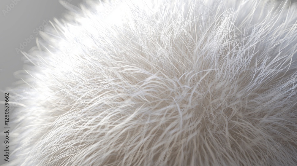 Poster soft strands intertwine in a fluffy creation, inviting touch and curiosity. this closeup reveals the