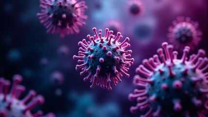 Fototapeta premium Understanding the Impact of Viruses on Health