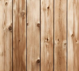 Fototapeta premium Wooden planks with a natural texture and grain pattern, arranged vertically in a warm, rustic style.