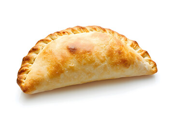 Calzone, isolated on white background