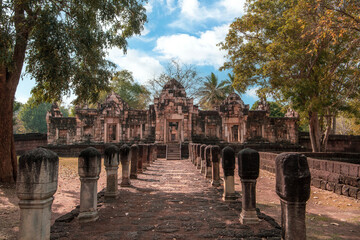 Prasat Sdok Kok Thom (Sdok Kok Thom Ancient Temple), Sa Kaeo Province, Thailand.