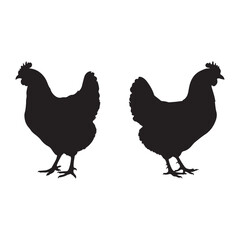 chicken silhouette