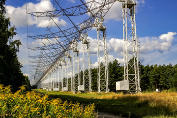 Radio astronomy antenna DKR-1000 in Pushchino, Russia