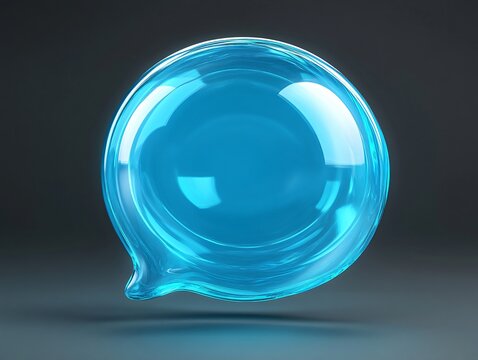 Ultra-Realistic Speech Bubble Icon