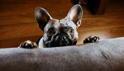 Frenchies are clever at finding their way.  