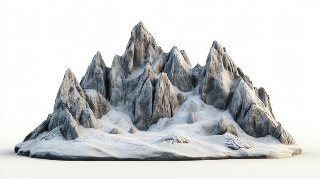 Stunning Hilltop View with Snow-Capped Peak and Rock Formation
