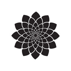 abstract flower vector