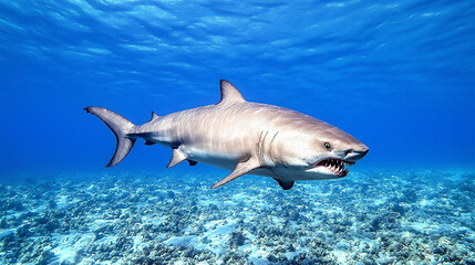 Fototapeta premium deep sea predator hunting