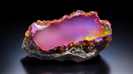  fire opal's shifting colors