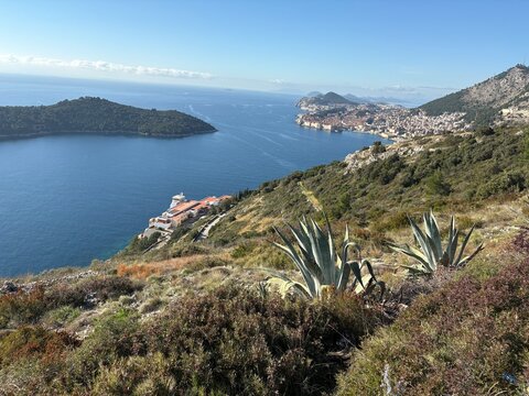 view from the seaking Dubrovnik, Croatia 