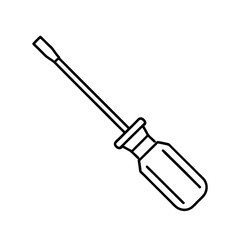 screwdriver icon vector illustration