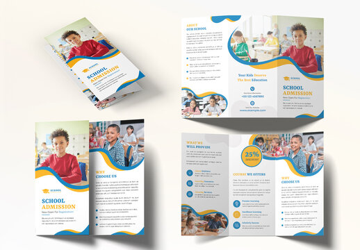 Trifold Brochure For Admission Offers