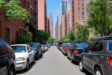 Fototapeta premium A city planner collecting traffic data to improve urban transportation systems