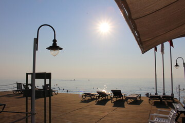 dawn by the sea