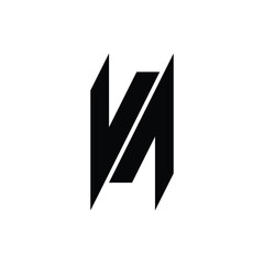 UA monogram logo design letter text name symbol monochrome logotype alphabet character simple logo