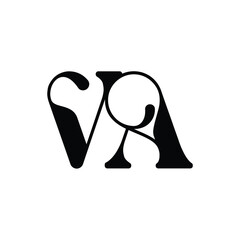 UA monogram logo design letter text name symbol monochrome logotype alphabet character simple logo