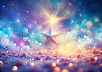 Dreamy Bokeh Lights Abstract Background - Peaceful Night Sky Fantasy