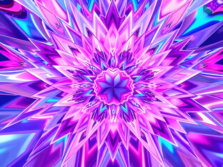 Fototapeta premium A Mesmerizing 3D Abstract Multicolor Visualization