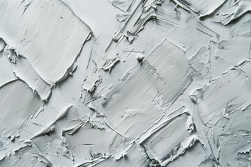 Obraz premium Many rough grey smears of acrylic oil paint on flat surface. Detailed photo textured background