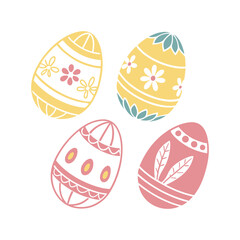 Decorative Easter Eggs Festive Vector Clip Art Pack