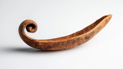 Ornate Wooden Vessel, Studio Shot